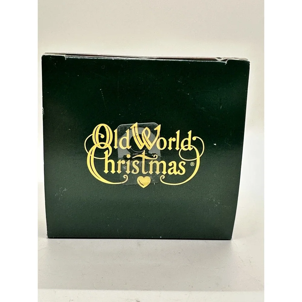 Old‎ World Christmas Auburn University Tigers Football Helmet Glass Ornament NIB